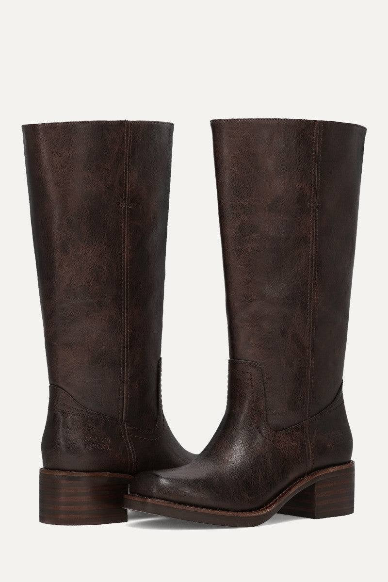 Frye  &  Co  Wide  Calf  Boots  Brown  9.5M  New  $160