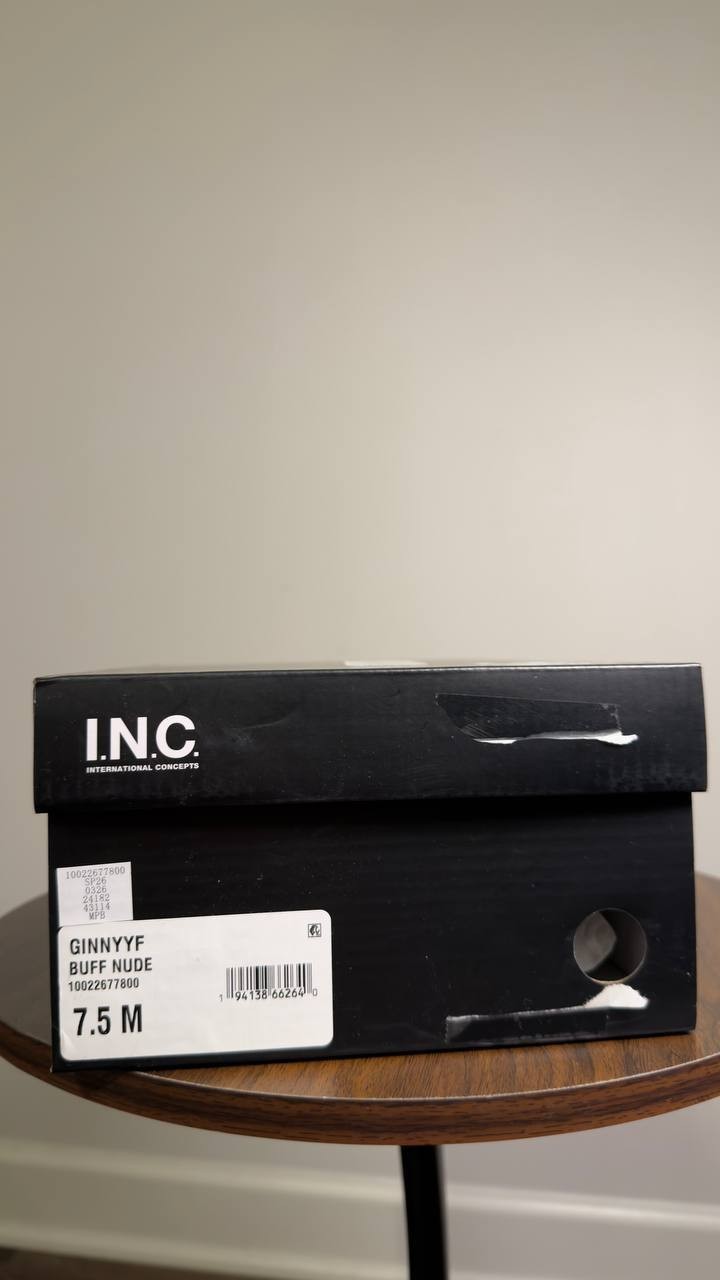 I.N.C. International  Concepts   Sandals  Nude  Bling  7.5 M  NWT  $99.90