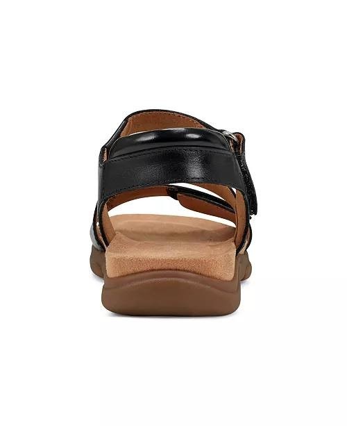 Easy Spirit Flat Sandals Black 9 M New $75.00