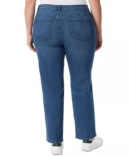 Gloria Vanderbilt Amanda Jeans 12PS Blue Petite Short High Rise Stretch Classic