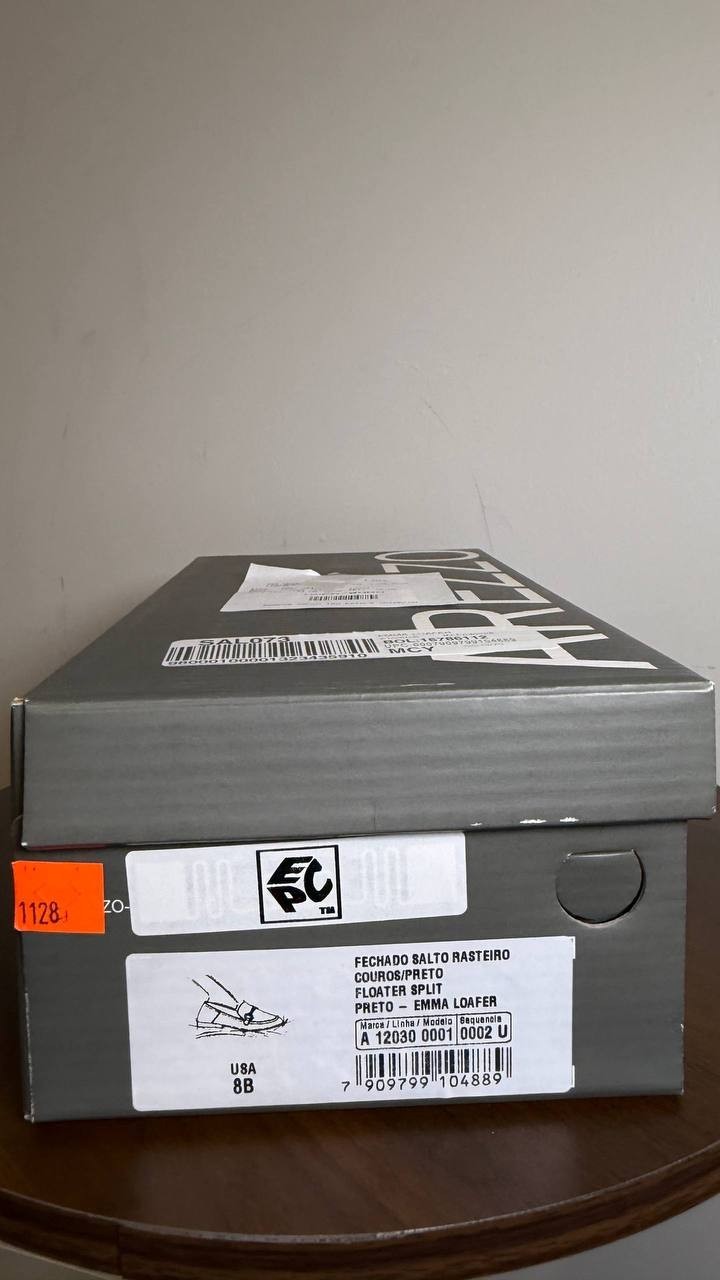 Arezzo Loafers Black Leather Size 8B New in Box $99