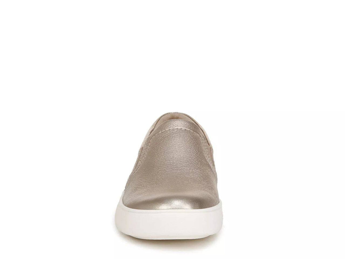 Naturalizer  Slip‑On  Sneaker  Silver  Man‑Made  9.5W  New  $99
