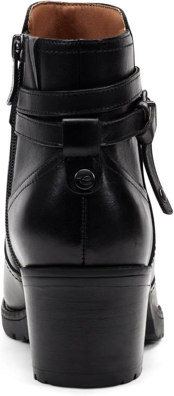 Easy Spirit “Carter” Leather Booties – Size 6.5M – Black – NIB-$143