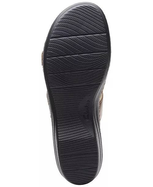 Clarks  Sandals  Bronze  Metallic  Leather  6M  New  $100