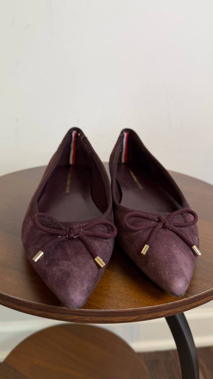 Tommy Hilfiger Women’s pre-owned Kimio Pointed Toe Ballet 6.5M MSRP 89$