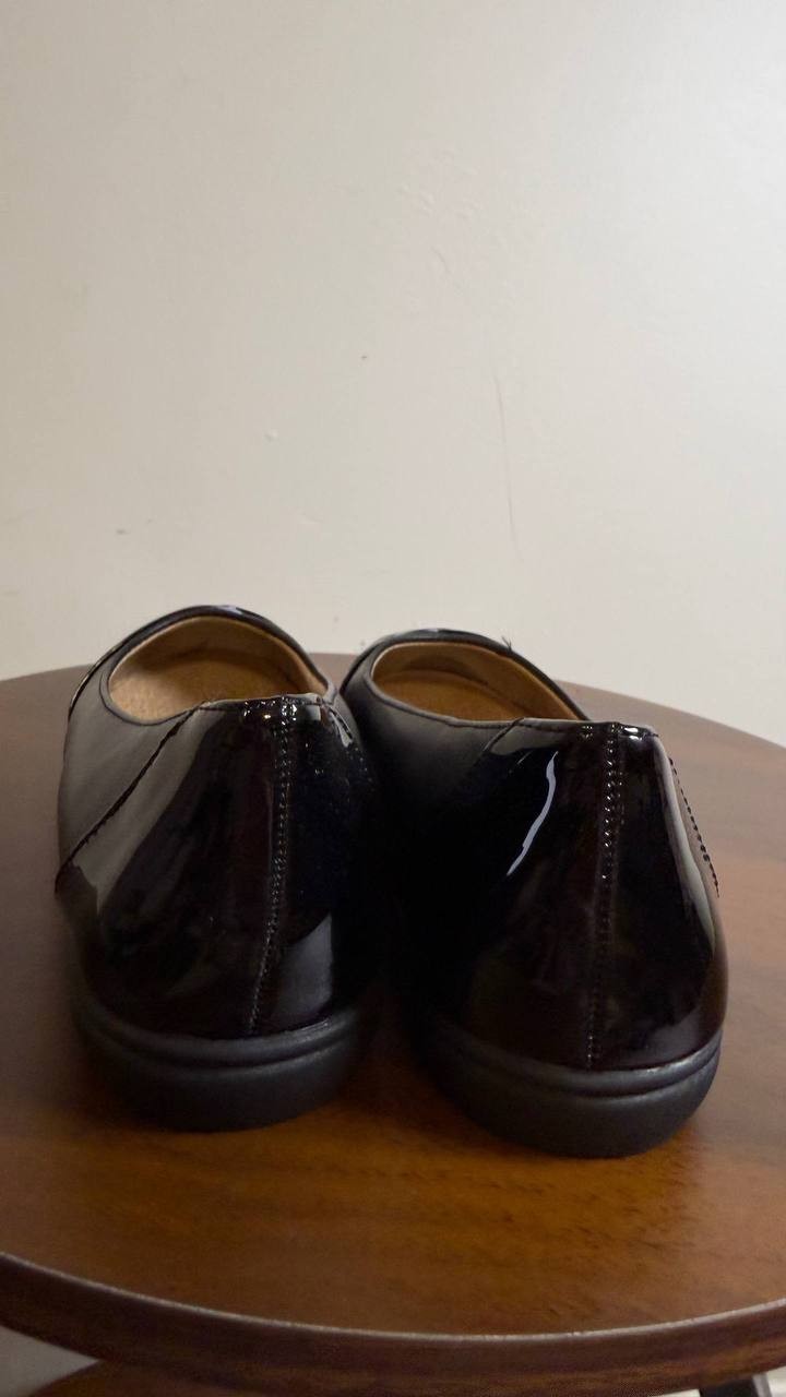 LifeStride Aliza Flats 5.5M Black Synthetic Slip‑On Round Toe NIB msrp$69.99