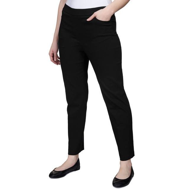 Alfred Dunner Allure Stretch Pants Black 12 NWT msrp$48