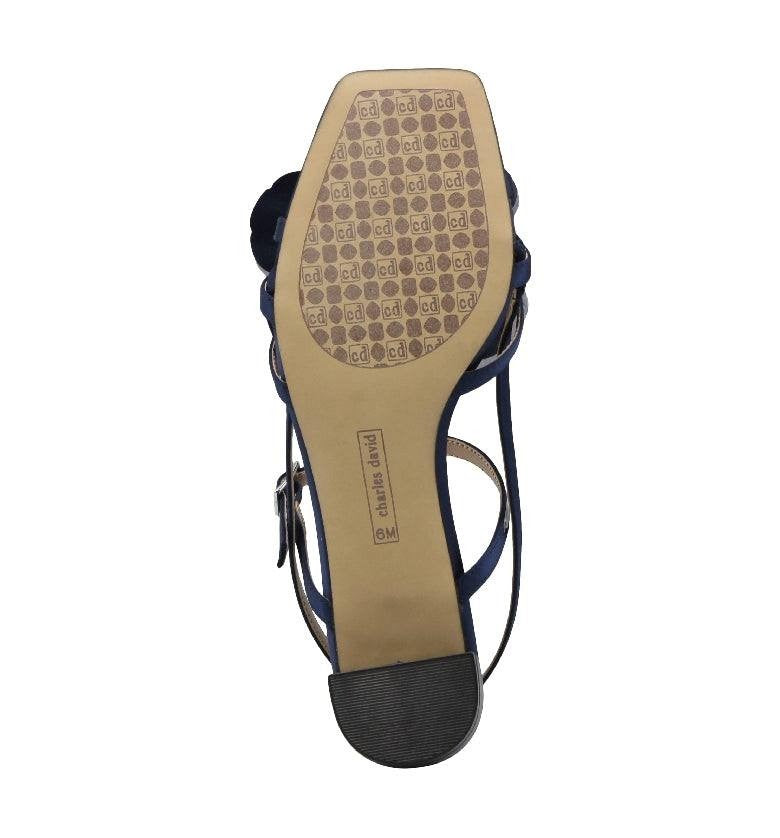 Charles  David  Slingback  Sandals  Navy  7.5M  New  $70