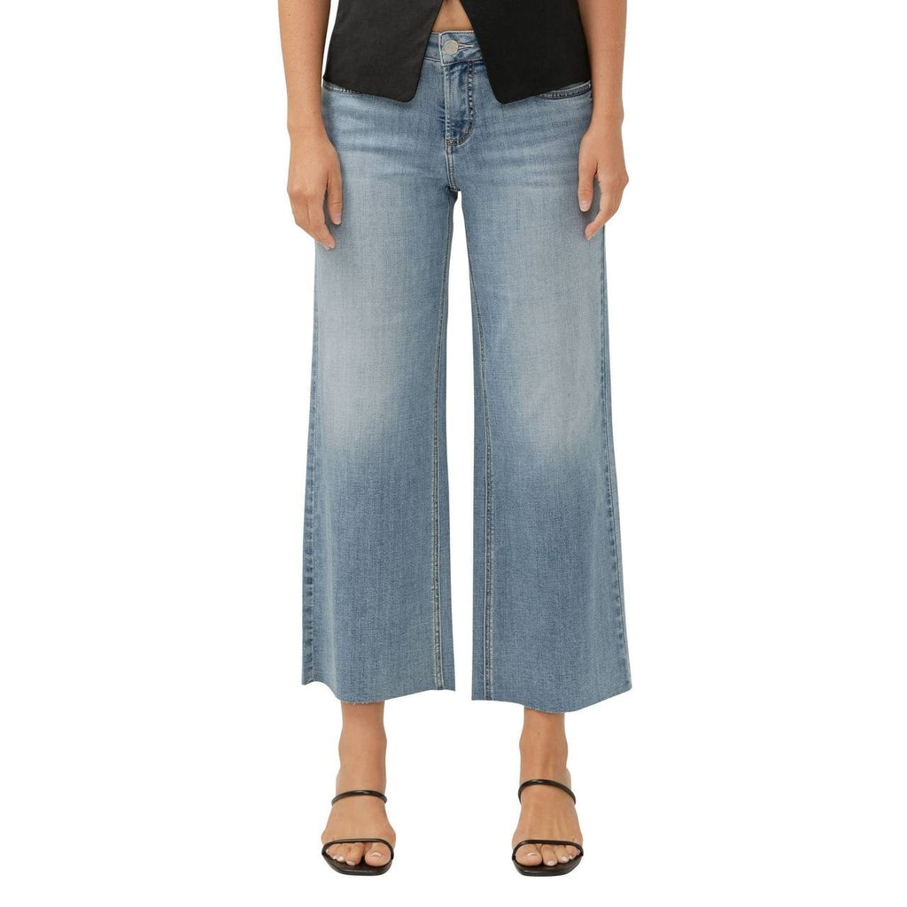 Silver Jeans Women’s Ankle Wide‑Leg Jeans West End 31 NWT $97