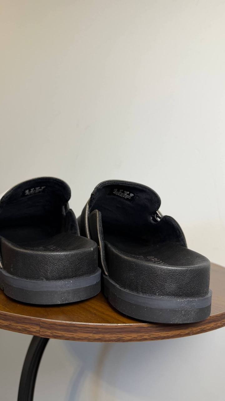 Blowfish Malibu Skylar Clogs 11M Black Slip‑On Buckle Studded NIB $74.99