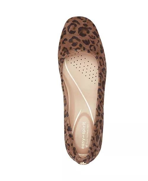 Easy Spirit Block Heel Pumps Leopard 11 M New With Box $99.00