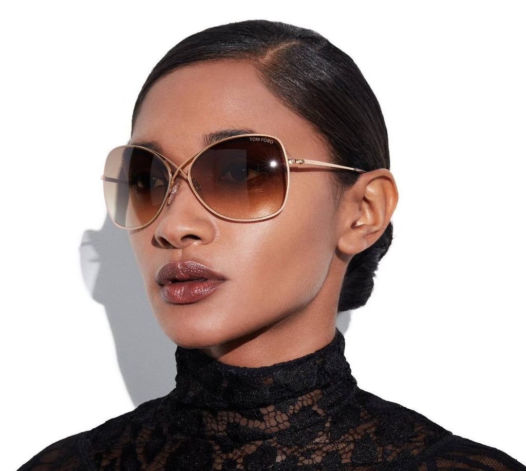 Tom  Ford  Colette  Butterfly  Sunglasses  Gradient  OS  NWT  $385  