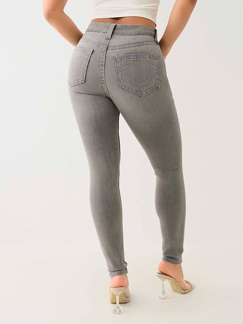 True Religion Jennie High Rise Curvy Skinny Jeans Kaia W28 NWT $159