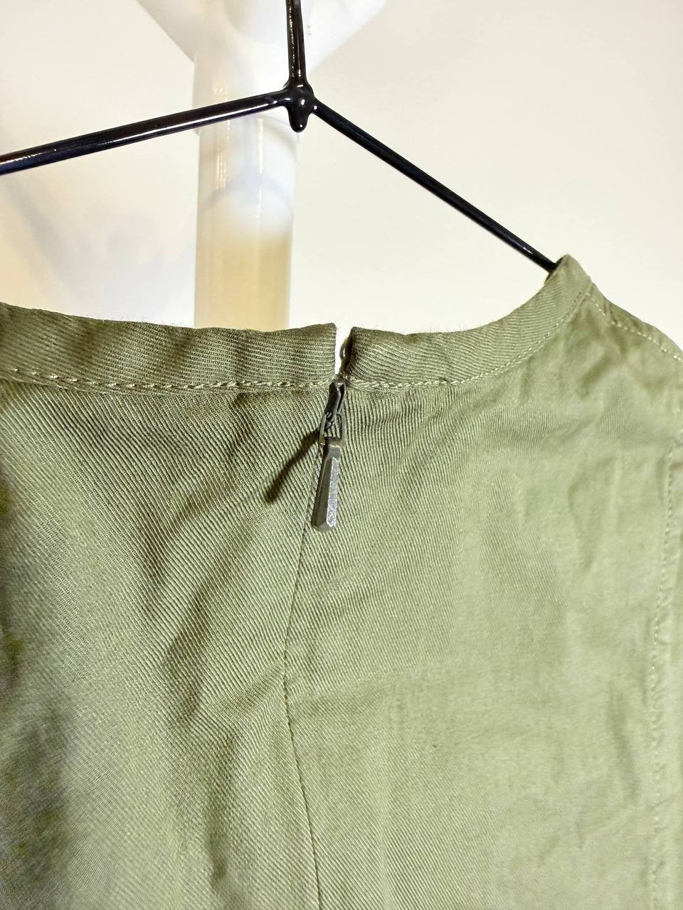 Theory Olive Green Sleeveless Shift Mini Dress – Size 0 – NWT-$172.50