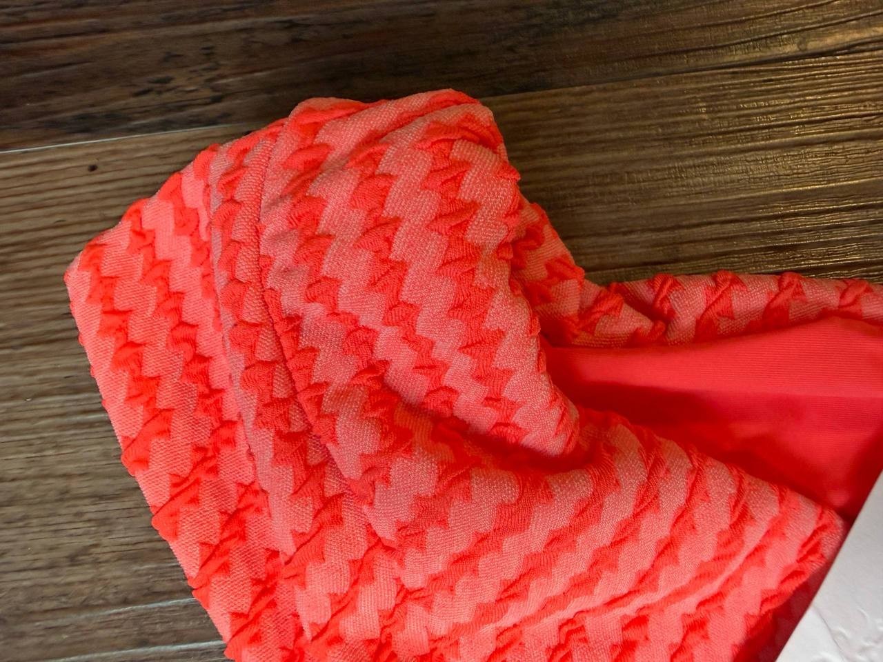 Becca Connect High Waist Bikini Bottoms Red M NWT $68