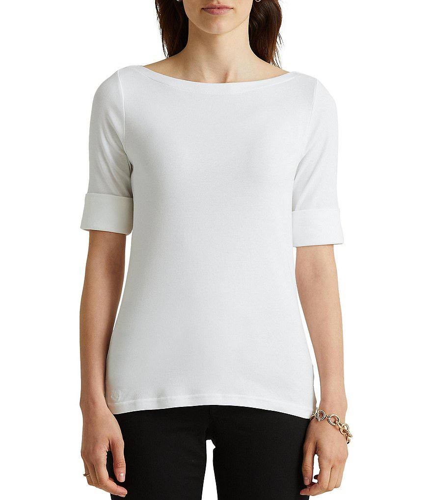 Lauren Ralph Lauren White Knit Top – Size L – NWT