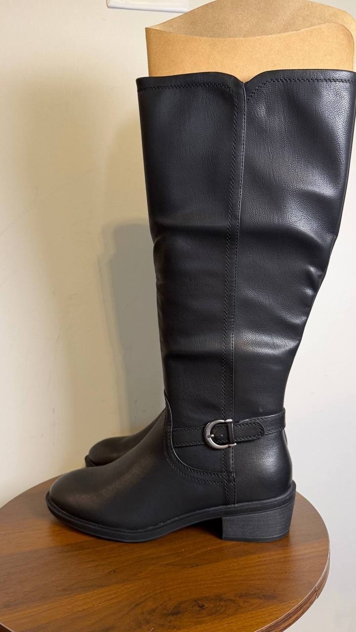 Baretraps Nena Riding Boots Black Women’s 7.5M NWB $119