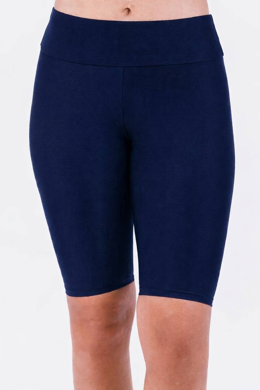 Calypsa by ModLi Long Bike Swim Shorts Size L NWT Navy  Swim Bottoms msrp$59.95