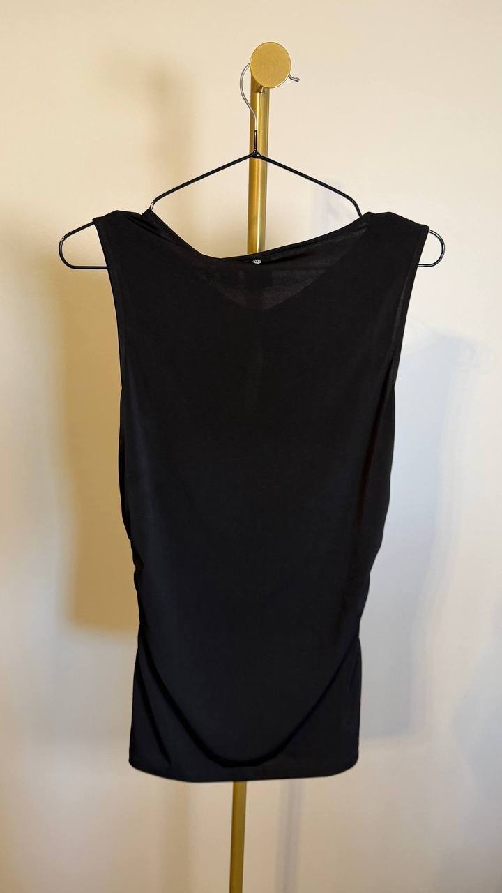 BOSS Women’s EMACHA Sleeveless Top Black M $68 NWT
