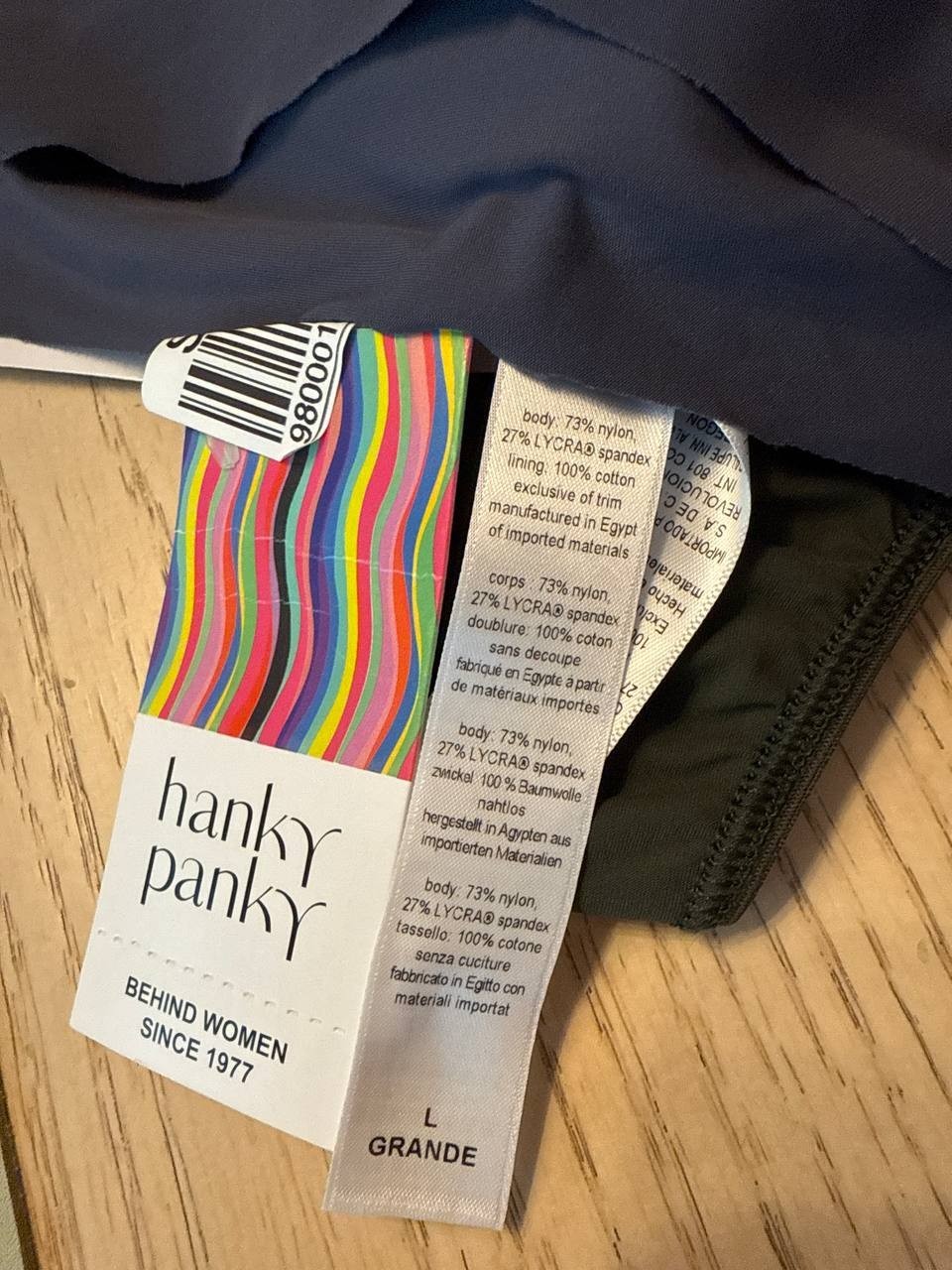 Hanky Panky Women’s Seamless Briefs Lot of 4 - Size L (Assorted Colors)