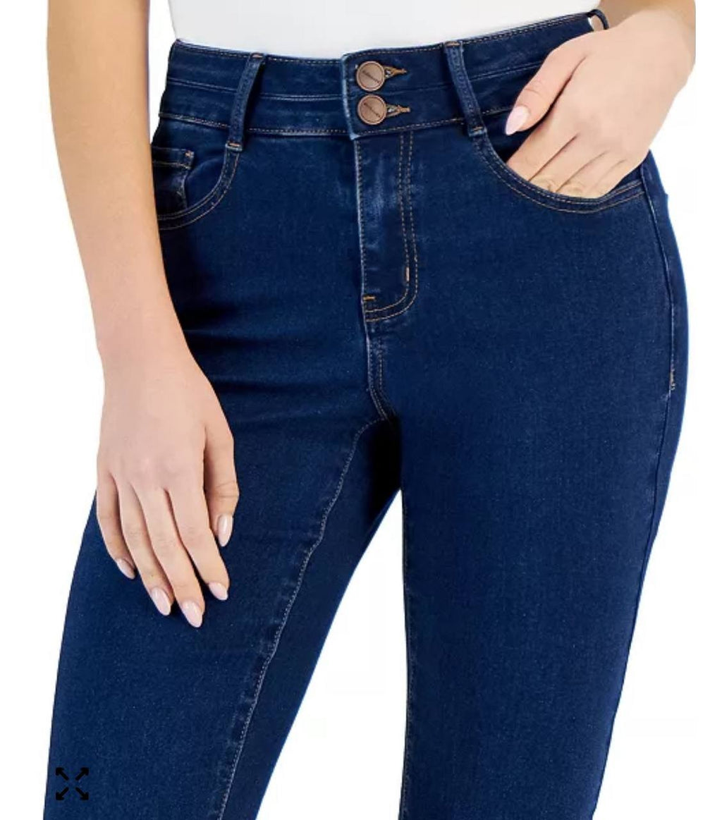 Dollhouse Curvy Flare Jeans - High-Rise, Ultra-Soft Denim, Size 7/8 Juniors