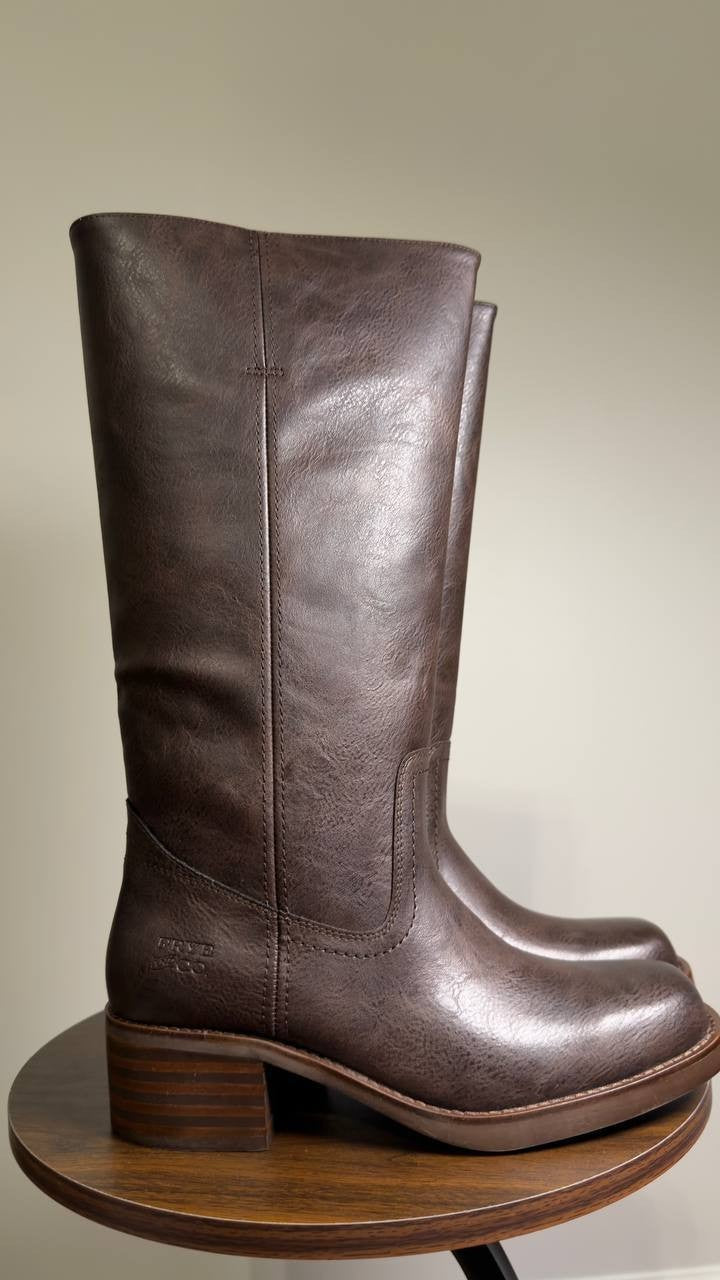 Frye  &  Co  Wide  Calf  Boots  Brown  9.5M  New  $160