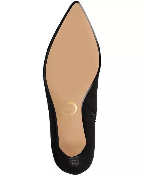 Journee Collection Arely Kitten Heel Booties Black 11WD Man‑Made $108 NWB