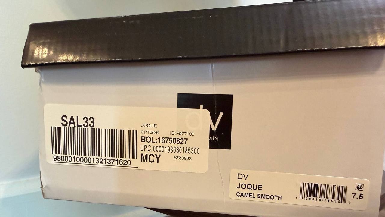 DV Dolce Vita Joque Sneakers 7.5 Camel Smooth Retro Memory Foam NIB msrp$69