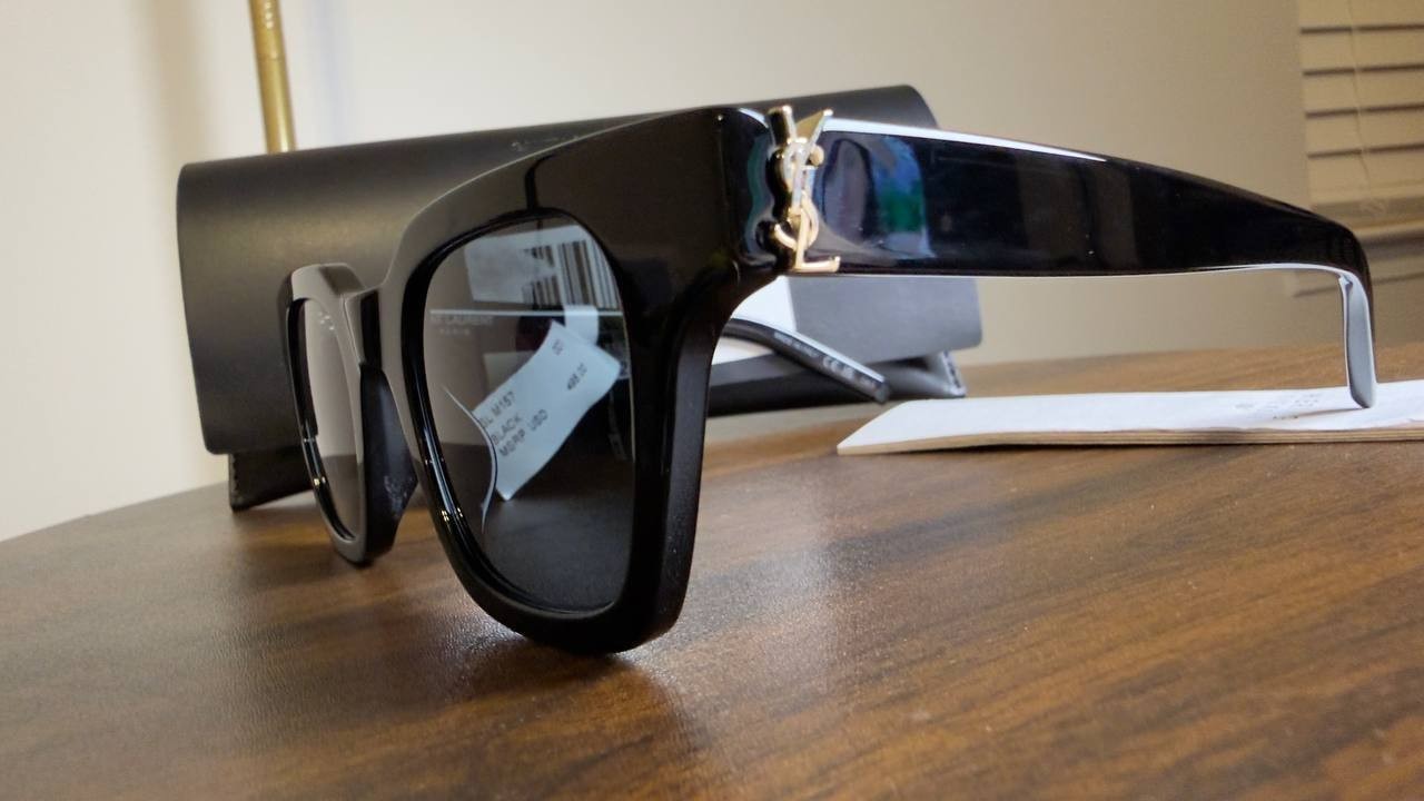 Saint  Laurent  Women’s  51mm  Cat  Eye  Sunglasses  Black  OS  NWT  $495