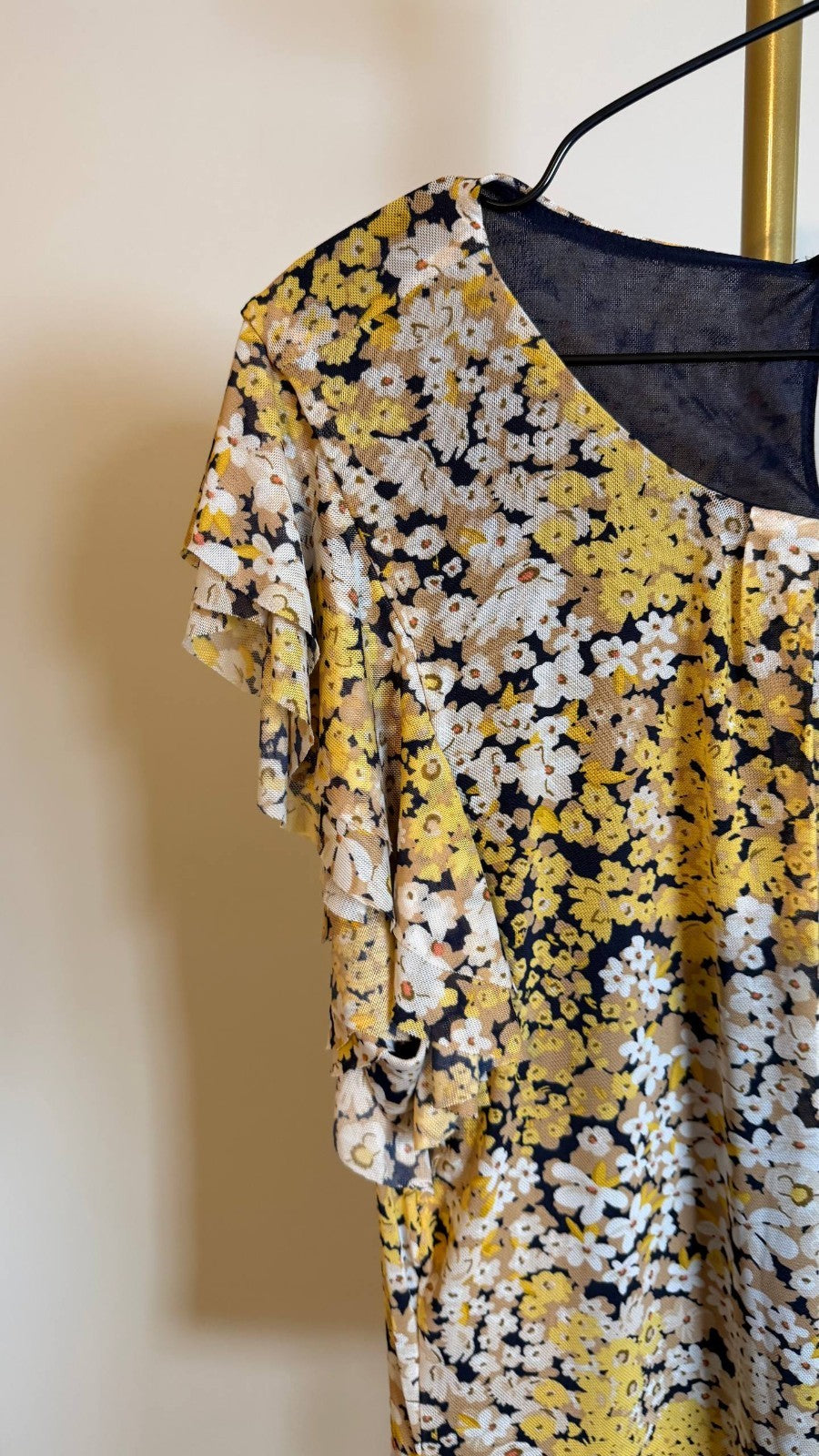 Tommy Hilfiger Women’s Floral Short‑Sleeve Top Floral XL $69 NWT