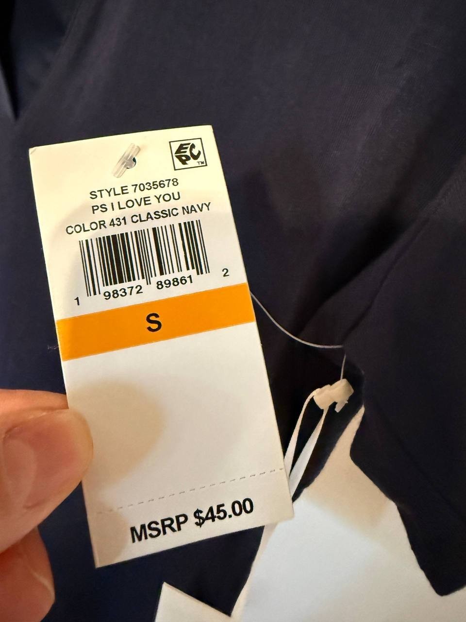 CeCe Short‑Sleeve Polo Top – Size S – NWT – $45