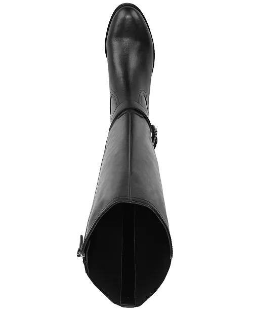 Sam Edelman Perin Women’s Round Toe Boots Black 8M Leather $225 NWB