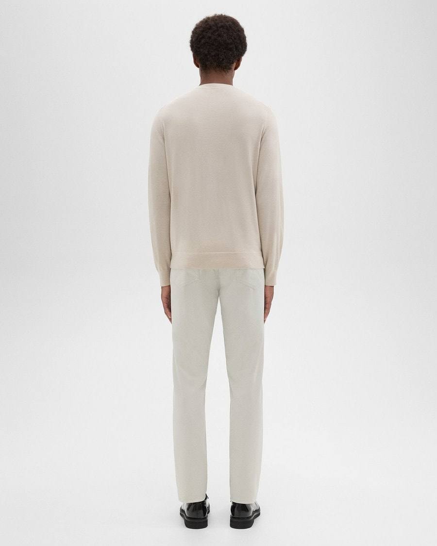 Theory Men’s Raffi 5‑Pocket Neoteric Twill Trousers Limestone 40 $195 NWT