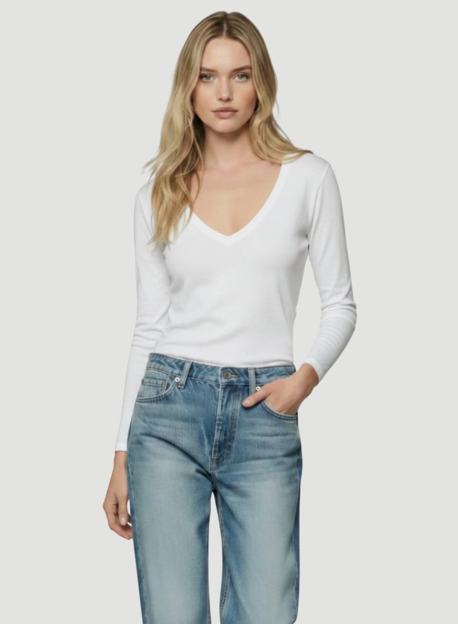 Majestic Filatures Women’s Soft Touch Long Sleeve T‑Shirt White 2 NWT $138