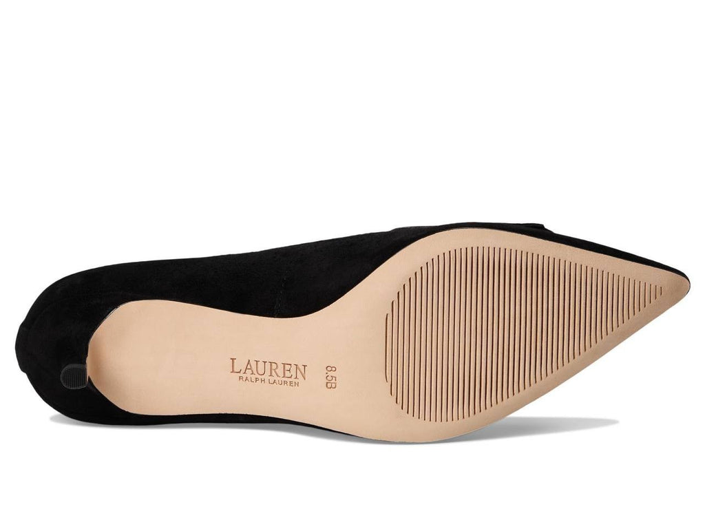 Lauren Ralph Lauren Kiltie Pumps Black 9 B New $195.00