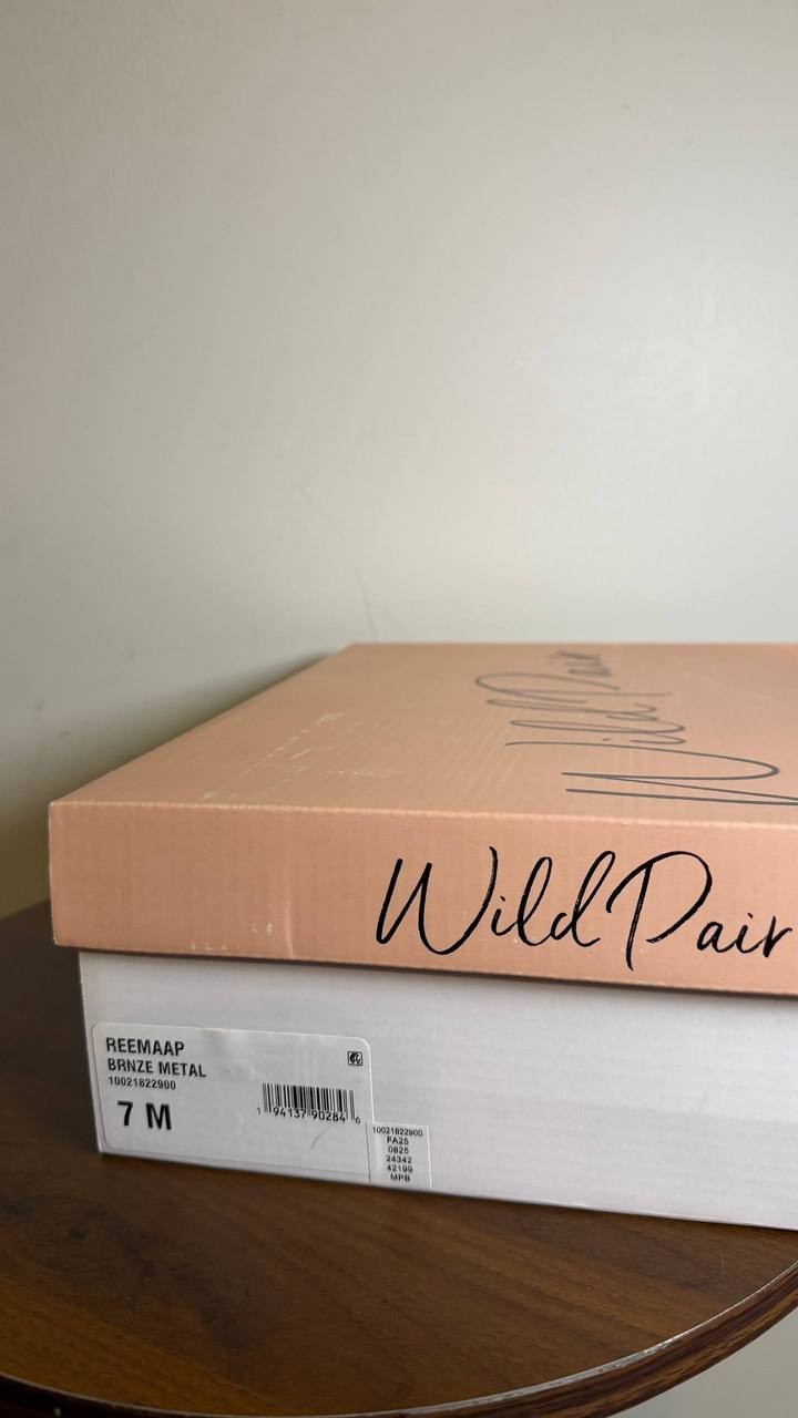 Wild Pair Dress Sandals Black Man-Made Size 7M New in Box MSRP $69.90