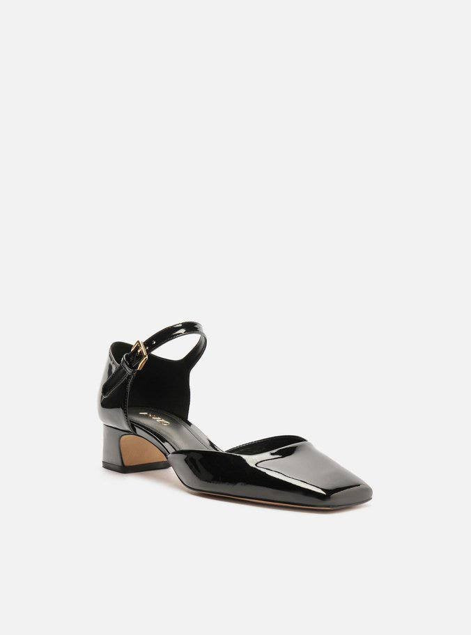 Arezzo Black Man‑Made Block Heel Pumps 8.5B NIB MSRP $99