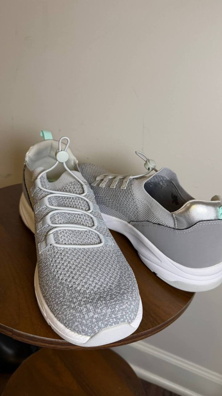 Easy Spirit Grey Slip-On Sneakers Size 12M New in Box $89