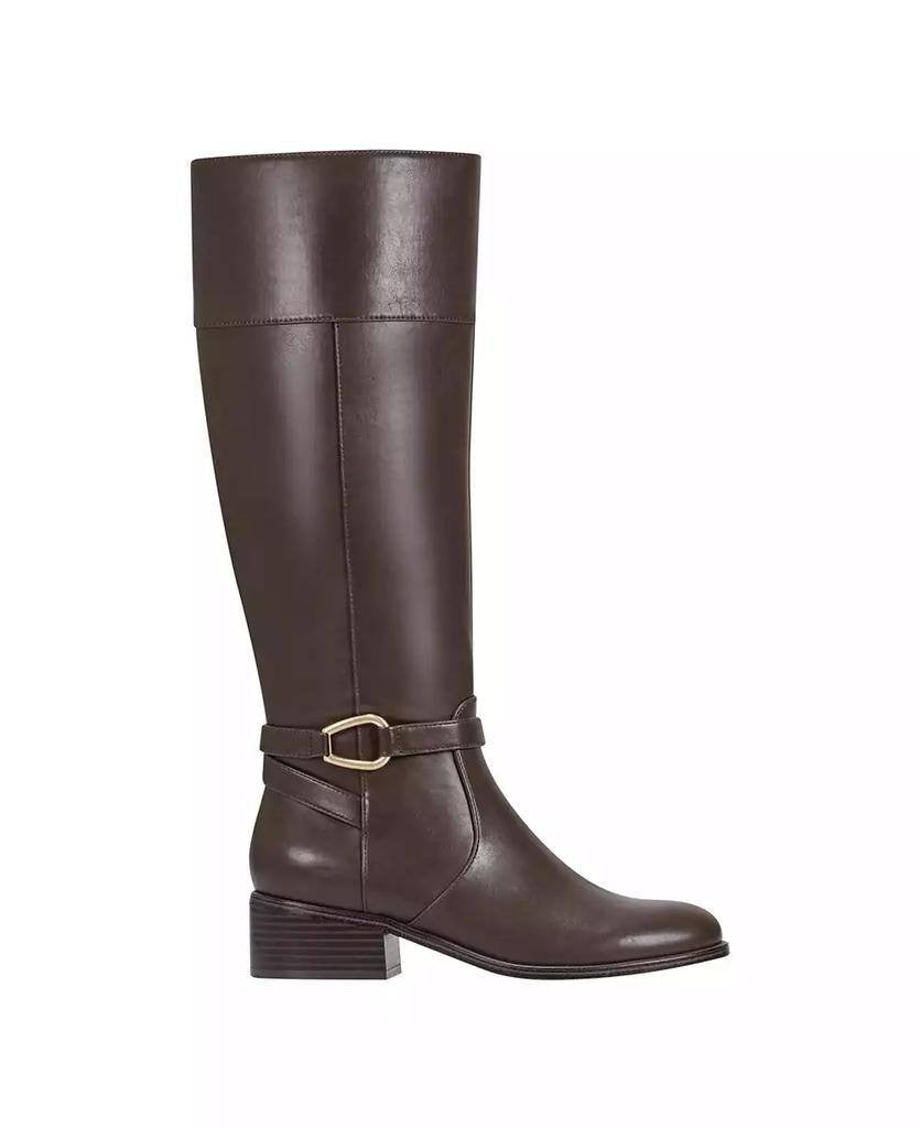 Bandolino Dennie Women’s Knee High Riding Boots Dark Brown 10M Synthetic $139 NW