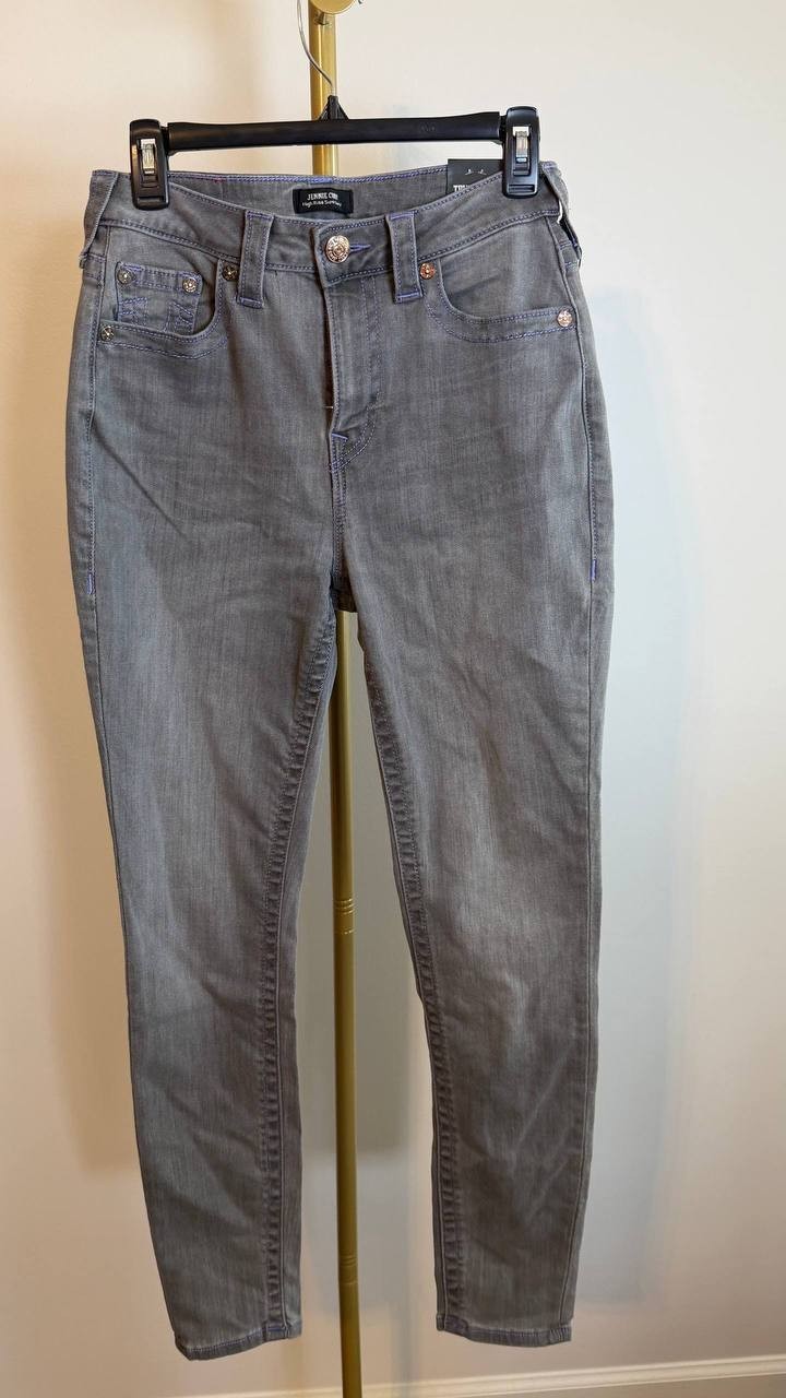 True Religion Jennie High Rise Curvy Skinny Jeans Kaia W28 NWT $159