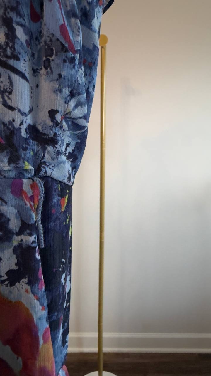 Lauren Ralph Lauren Off‑Shoulder Print Cocktail Dress 12 Blue Multi NWT $225