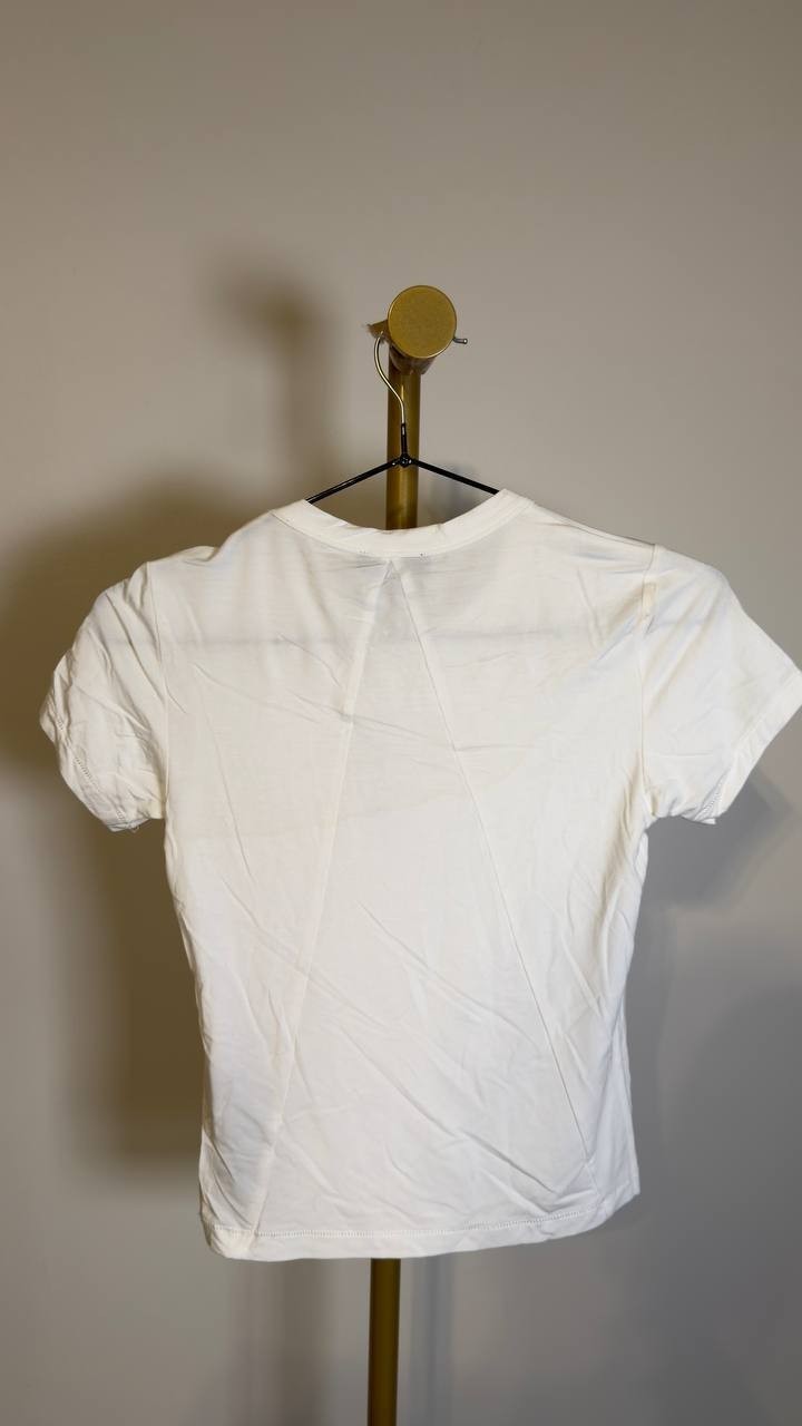rag & bone Women’s ICONS Luca Baby T‑Shirt White XXS NWT $178