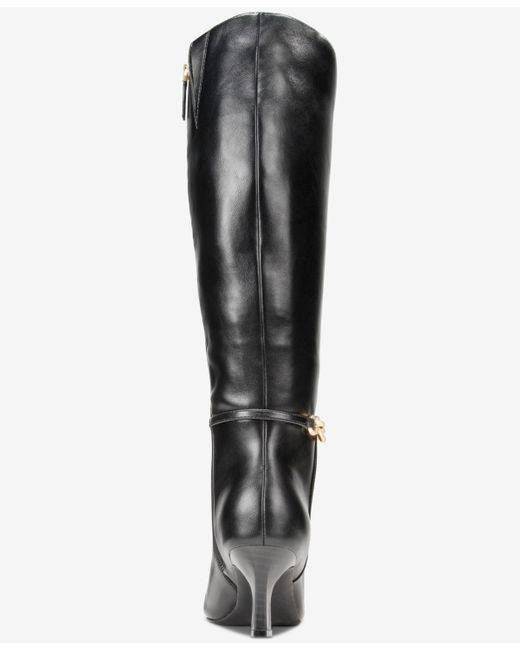 Style & Co Women’s Shaniaa Belt Pointed Toe Boots Black 6M WC Man‑Made MSRP $79$