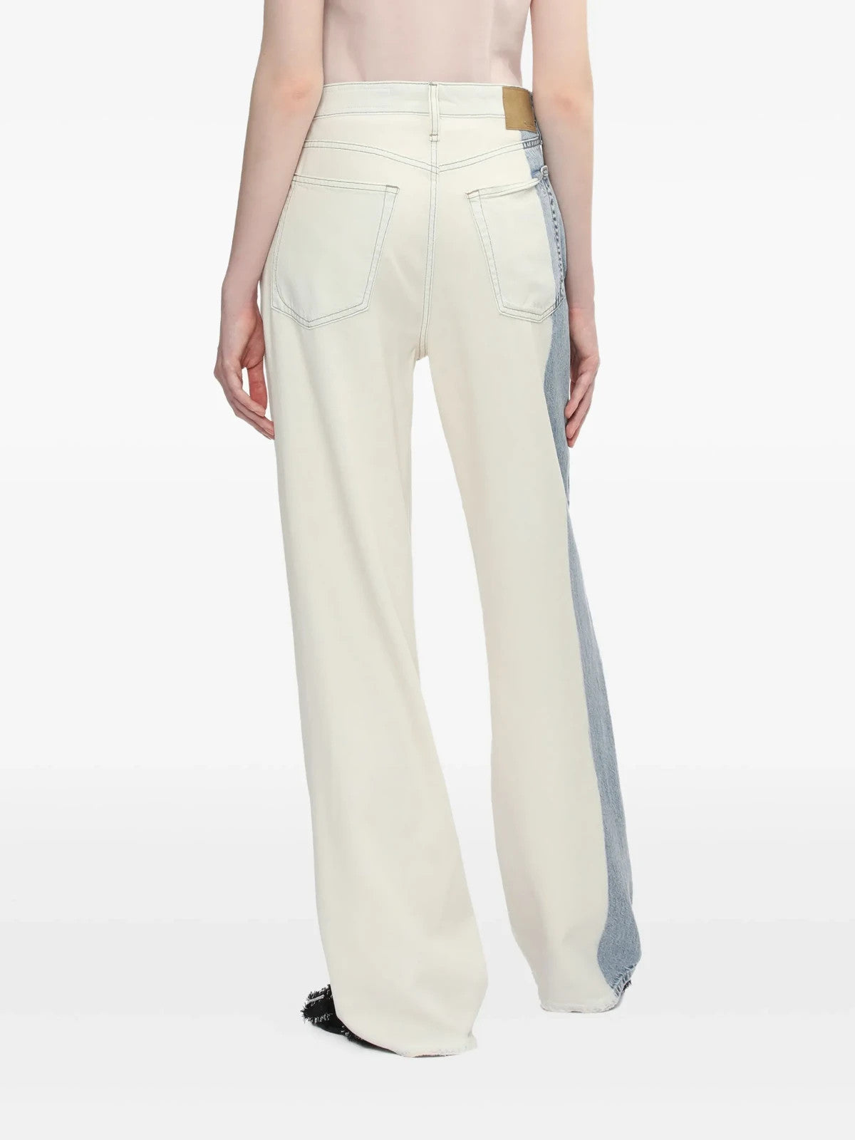 Rag & Bone Logan Two-Tone Wide Leg Jeans – Size 26 (Waist 27")