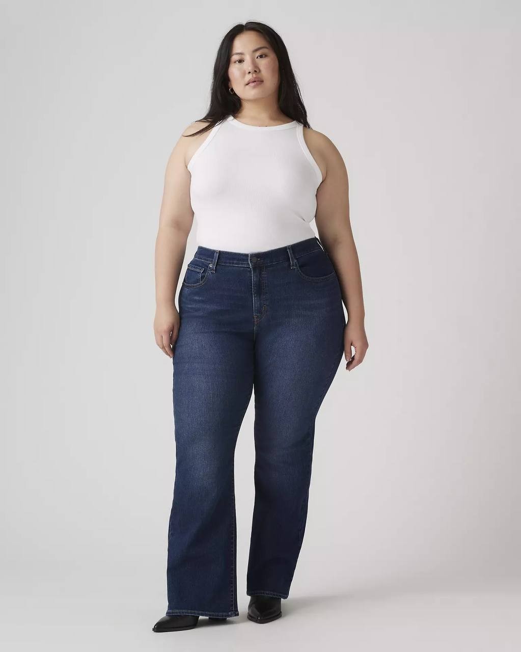 Levi’s 725 High Rise Bootcut Jeans Plus Size 22W Eternal Indigo NWT $69.50
