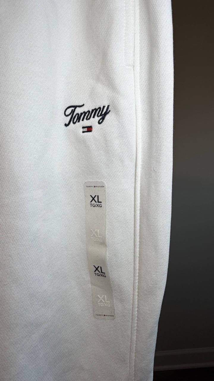 Tommy Hilfiger Relaxed Fit Joggers White XL NWT $69.50
