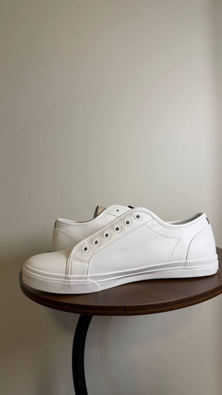 Tommy Hilfiger Anni Slip‑On Casual Sneakers White Multi Women’s 10M NWB