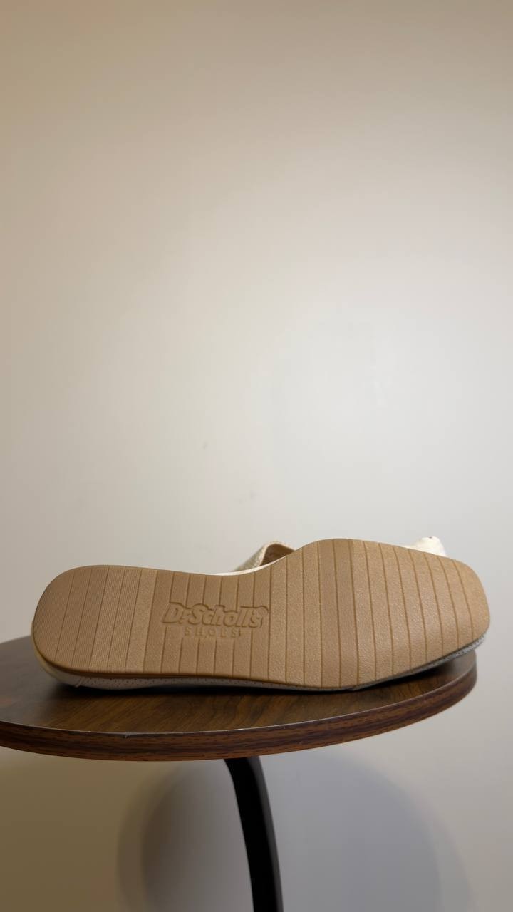 Dr.Scholl’s  Veda  Loafers  Oyster  Fabric  7.5M  New  With  Box  $60