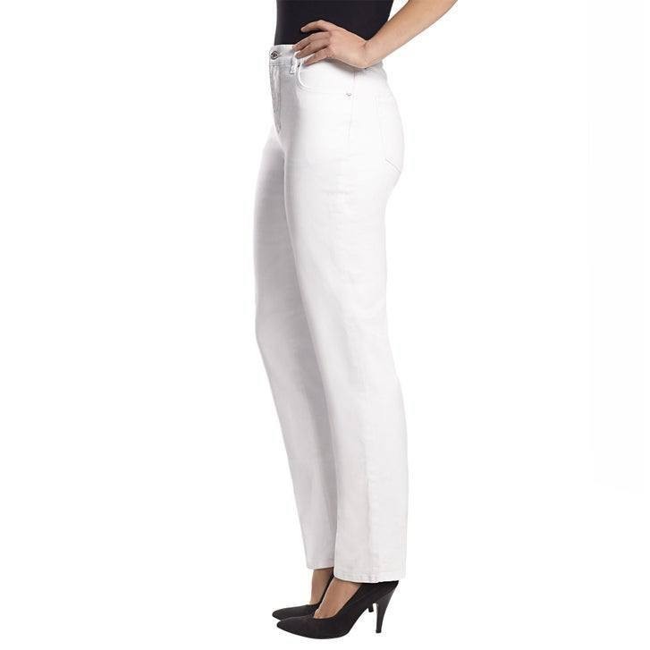 Gloria Vanderbilt Amanda Classic Straight Jeans Vintage White 4 NWT $52