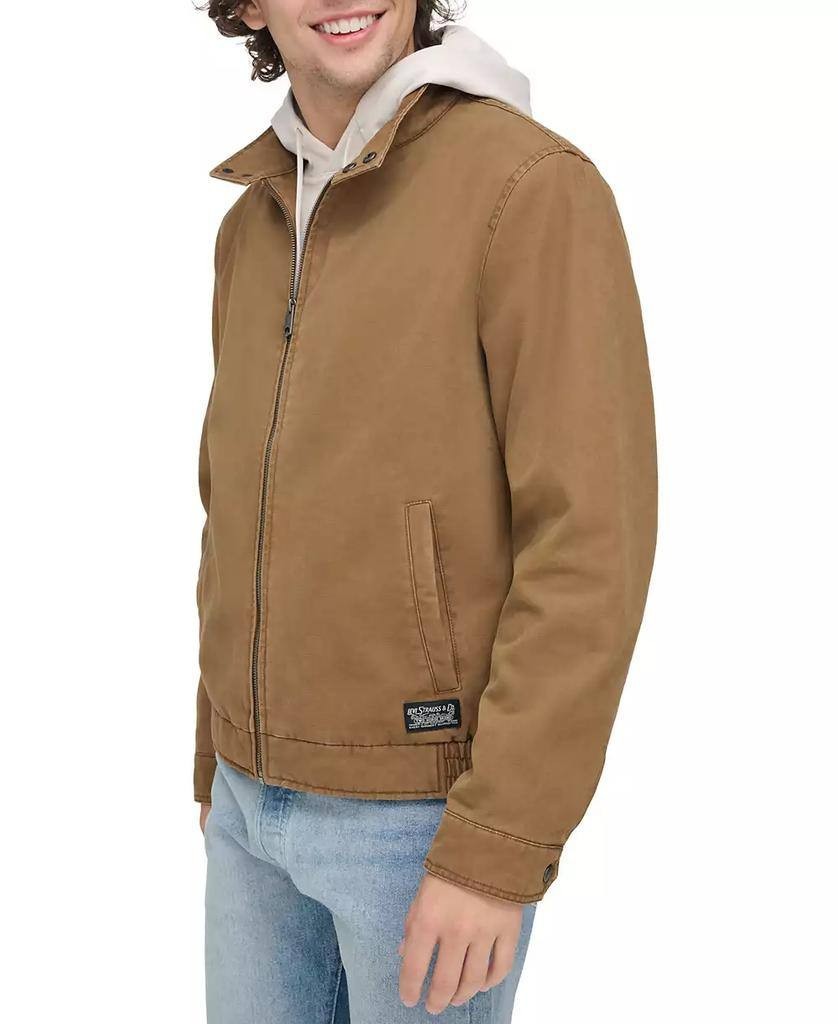 Levi’s Men’s Stand‑Collar Jacket Brown L $150 NWT